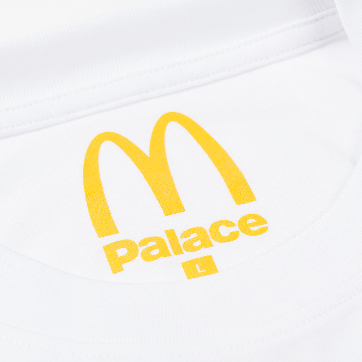 PALACE McDONALD'S LOGO T-SHIRT WHITE – Palace Skateboards